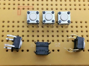 Tactile Switch 50mA SPST-NO 6mm Minature Momentary Action PCB-TH Omron B3F-1000 - Picture 1 of 5