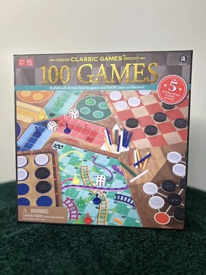 Ambassador Board Games Classic Games 100 Games. Ages 6+. New in box - Image 1 of 4