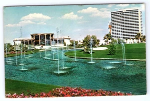 Las Vegas Nevada Dunes Hotel & Country Club Brunnen Vintage Postkarte C664 - Bild 1 von 2