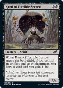 Kami of Terrible Secrets - Foil x1 - Kamigawa: Neon Dynasty - NM-Mint, English - - Picture 1 of 1