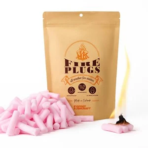 Non-Toxic Waterproof Fire Starters with 5+ Minute Burn for Emergencies, Survi... - Picture 1 of 7