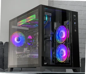 Gaming PC AMD Radeon RX 9070, Ryzen 7 5700X, 32GB DDR4, 2TB NVME SSD, WLAN & BT - Bild 1 von 10