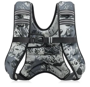 ZELUS Weighted Vest 16lb Weight Vest w Reflective Stripe Urban Camo - Bild 1 von 10
