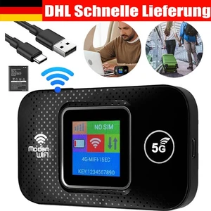 Neue 4G LTE tragbare mobile WLAN Router Hotspot WiFi Modem SIM-Karte - Bild 1 von 11