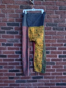 Pantalones estilo harén talla grande 2xl sin marca pierna ancha retazos hippy boho - Imagen 1 de 6