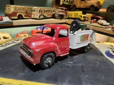 Vintage Buddy L Emergency Auto Wrecker Tow Truck - Pressed Steel Toy Car - Image 1 of 4