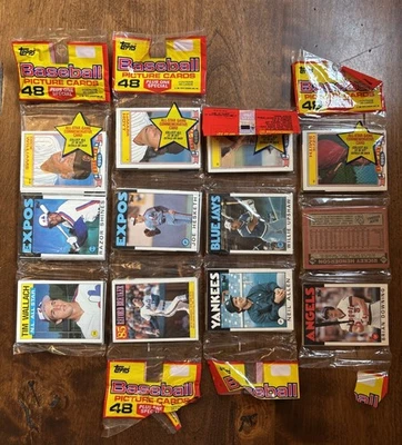 Topps Baseball Cards 1986 Rack Packs Factory Sealed - Image 1 of 4