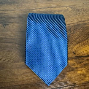 Corbata clásica Lauren Ralph Lauren para hombre a rayas de seda hecha en EE. UU. acabada a mano - Imagen 1 de 7