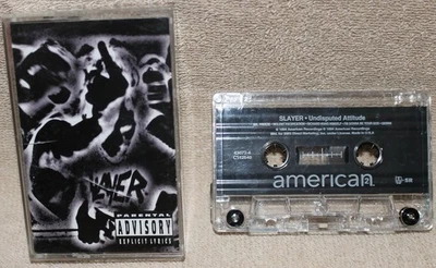 Slayer Undisputed Attitude Cassette Tape American 9 43072-4 Tested EX - Image 1 of 3