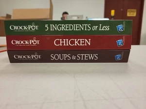 Crock-Pot Rezeptbuch Konvolut Hühnersuppen Eintöpfe 5 Zutaten Kochbuch Posten - Bild 1 von 5