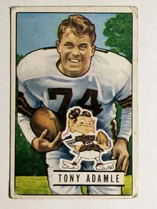 Bowman #110 Tony Adamle 1951 (en muy buen estado) - Imagen 1 de 2