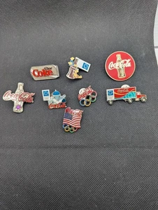 Coca-Cola Lapel Pin Lot Set of 8 Olympics - Bild 1 von 4