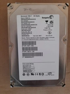 80 gb hard drive HDD Seagate Barracuda 7200.7   ide / p-ata desktop - Picture 1 of 7