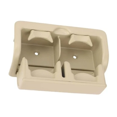 Rear Console Cup Holder Beige Cup Holder ABS Material Practical Design - Image 1 of 4