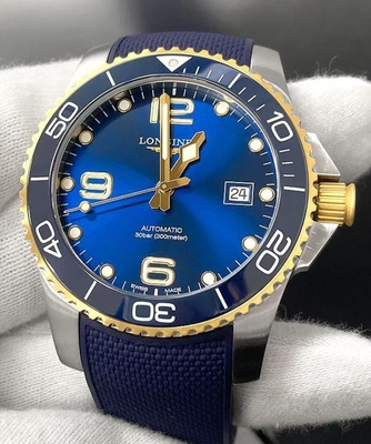 Reloj para hombre Longines Hydroconquest automático 41 mm esfera azul L3.781.3.96.9 Foto 1 de 4