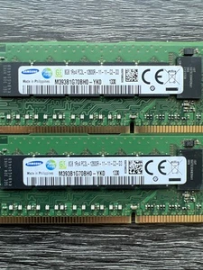 2 Qty Of Samsung 8gb 1rx4 pc3l - 12800r m393b1g70bh0-yk0 - Picture 1 of 1
