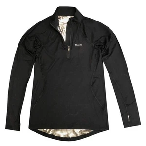 Columbia Womens Omni-Heat Midweight Baselayer Half-Zip Long Sleeve Shirt Blouse, - Picture 1 of 1