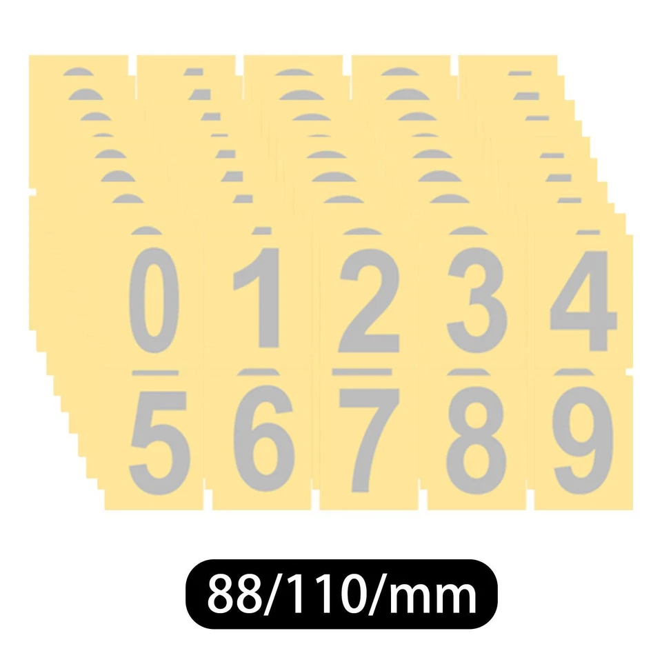 Mailbox Numbers for Outside Mailbox Decals Modern Versatile Unique Decorative - Image 1 of 1