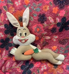 1976 Bugs Bunny Plush 8" Rabbit Toy Looney Tunes Vintage Dakin Warner Brothers - Picture 1 of 11