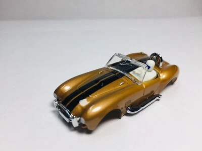 DASH "AC COBRA" Cuerpo DORADO/NEGRO rayas para Aurora AFX T-JET NUEVO Foto 1 de 4