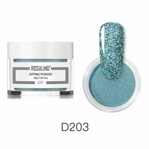 Rosalind Nails Dipping Powder - Gradient Effect - Larger 30g Jar- *TEAL GLITTER* - Picture 1 of 1