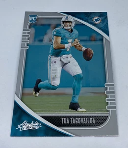 2020 Panini Absolute Football Tua Tagovailoa Holographic Foil Rookie Card #194 - Picture 1 of 2