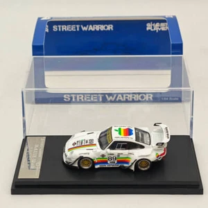 SW 1:64 White 911 RWB 993 Apple #89 Racing Sports Model Diecast Metal Car - Bild 1 von 7