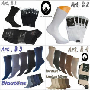 Herren Baumwollsocken 100% Baumwolle Kellnersocken Arbeitssocken Arztsocken   C - Bild 1 von 10