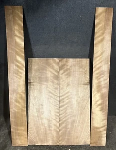 TORREFIED FLAMED YELLOW BIRCH BACK AND SIDES SET FOR ARCHTOP - Bild 1 von 5