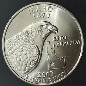 2007-D 25C State Quarter Idaho BU CLAD 20uc0226-1 - Picture 1 of 2