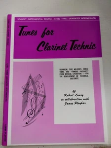 Tunes For Clarinet Technic Advanced intermediate Music Book Level Three - Picture 1 of 2
