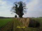 Photo 6X4 Baled Hay Along Field Edge These Hay Bales Were Stacked Up Alon C2011