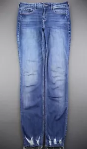 Jeans donna Hollister curvy ruse alto super skinny elasticizzato taglia 9R (Msr 29x29) - Foto 1 di 9