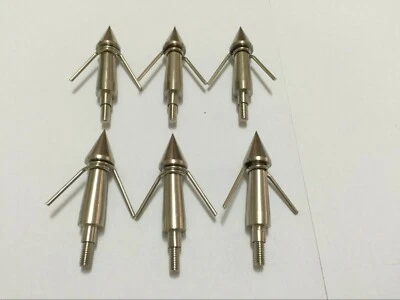 6PK Tiro con Arco Pesca con Arco Peces Caza Flechas Puntas 260 Grano Foto 1 de 4