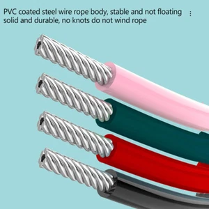 1Pc Fitness Skipping Rope Tangle-Free Bearing Jumping Rope Woman Kids Training - Bild 1 von 15