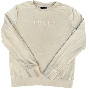Lucid Beige Womens Long Sleeve Pullover Sweater Jumper Size M - Picture 1 of 9