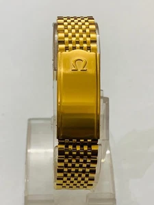 18mm Omega Replacement gold plated bracelet - Picture 1 of 9