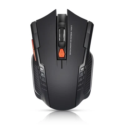 Wireless Mouse for Gaming or Work with USB Receiver and Smooth Tracking - Image 1 of 4