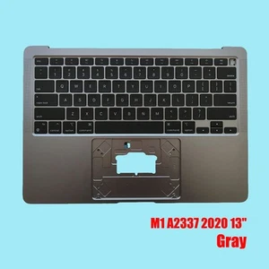 Nuevo para MacBook Air 13" M1 A2337 2020 Plamrest Space Top Estuche Teclado Gris EE. UU. - Imagen 1 de 4