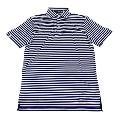 RLX Ralph Lauren Performance Polo Shirt, Blue Striped, Men’s Size Small, NEW - image 1 of 4
