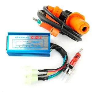 Ignition Coil CDI Spark Plug For GY6 50cc-150cc Scooter Moped ATV Go-Kart TaoTao - Picture 1 of 9