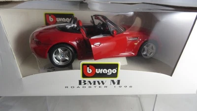 Литая модель автомобиля Burago BMW M Roadster масштаб 1:18 1996 красная - Изображение 1 из 2