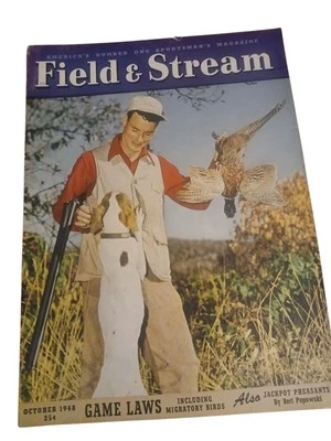 Field & Stream October 1948 Issue Cover Painting By O. C. Sweet - Image 1 of 4
