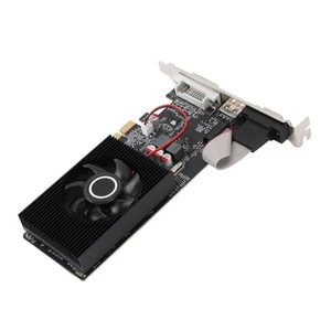 Graphics Card 1GB DDR3 128bit PCI Express 2.0 X 16 DVI VGA HD Multimedia In - Picture 1 of 12