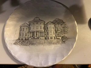 Vintage Slippery Rock University Metall Dekor Platte East West Gym - Bild 1 von 3