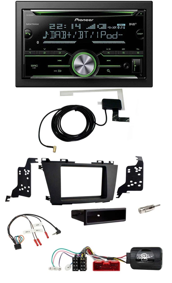 Pioneer CD USB Lenkrad Bluetooth 2DIN DAB Autoradio für Mazda 5 2010-2015 - Bild 1 von 4