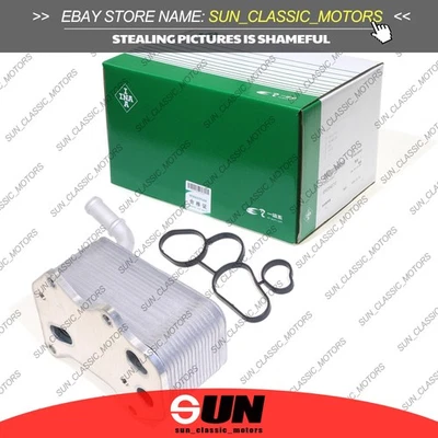 Engine Oil Cooler For Volkswagen Jetta Passat Audi A4 TTS Quattro A3 06D117021C - Imagem 1 de 4