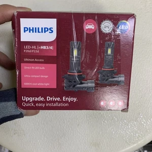 Philips Ultinon Access LED Car Headlight Bulbs 6000K HB3/HB4 (Twin Pack) - Picture 1 of 3