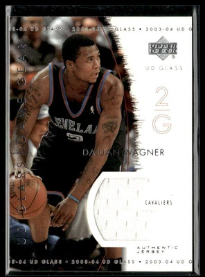 2003-04 UD Glass Dajuan Wagner Game Gear HS - Image 1 of 2