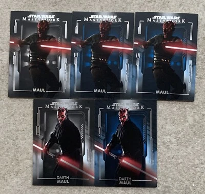 Job Lot X5 2020 Star Wars Masterwork Darth Maul - Image 1 of 2